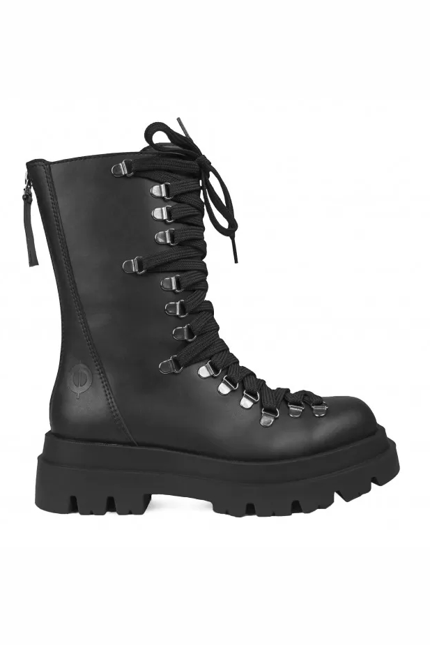 84956 - Damen vegan Stiefel Lara Black